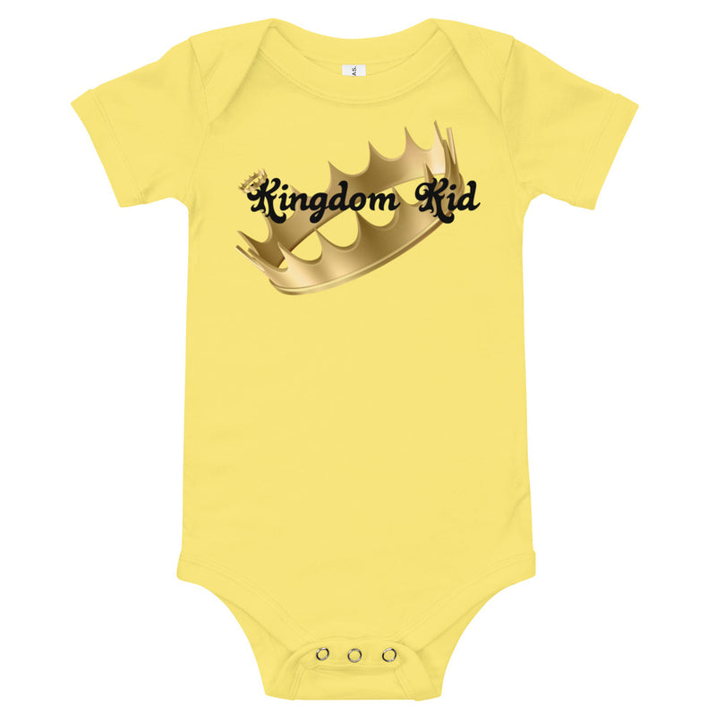 ‘Kingdom Kid’ Kids’ Onesie 3m-24m