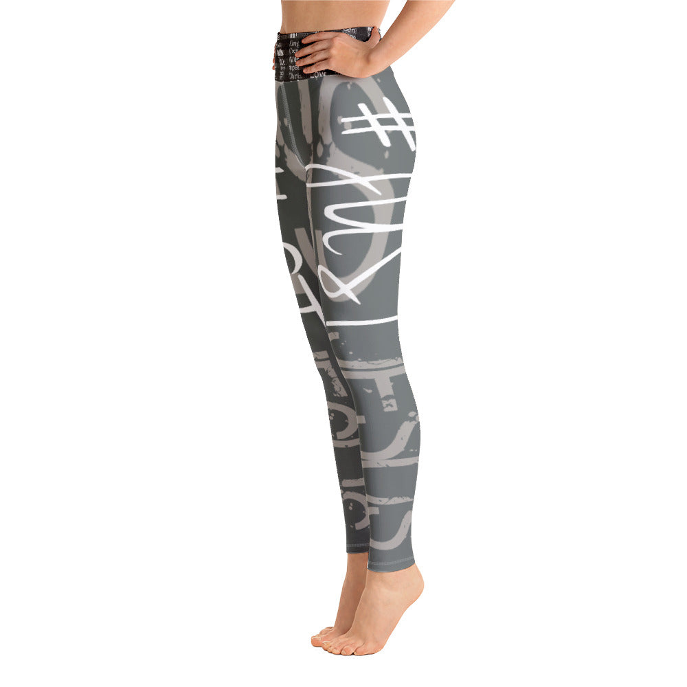 '#Just Jesus' Yoga Leggings