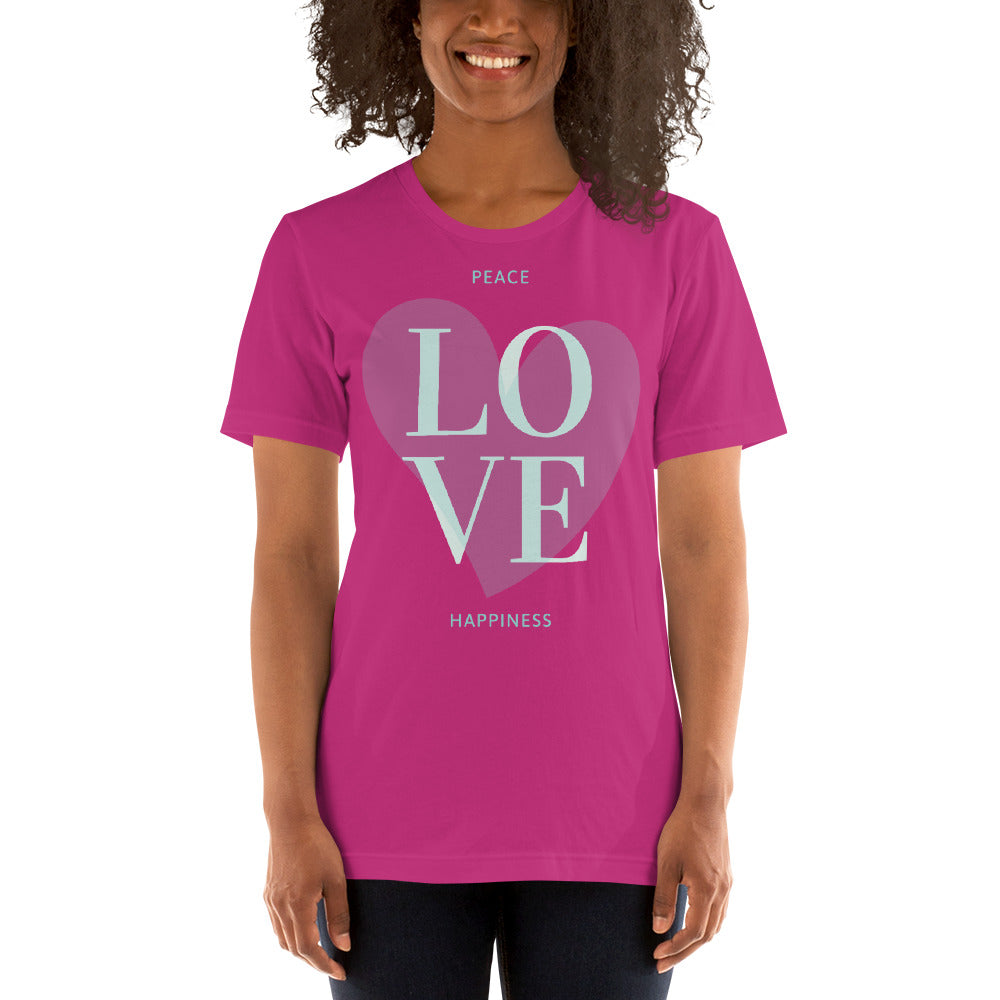 ‘Love’ Short-Sleeve Unisex T-Shirt