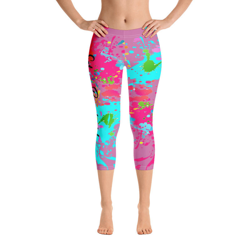 ‘Estoy Bendecida’ Rosado Capri Leggings