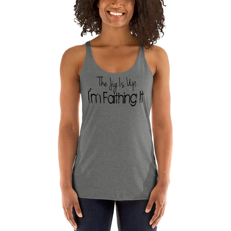 'Faithing It' Women's Racerback Tank