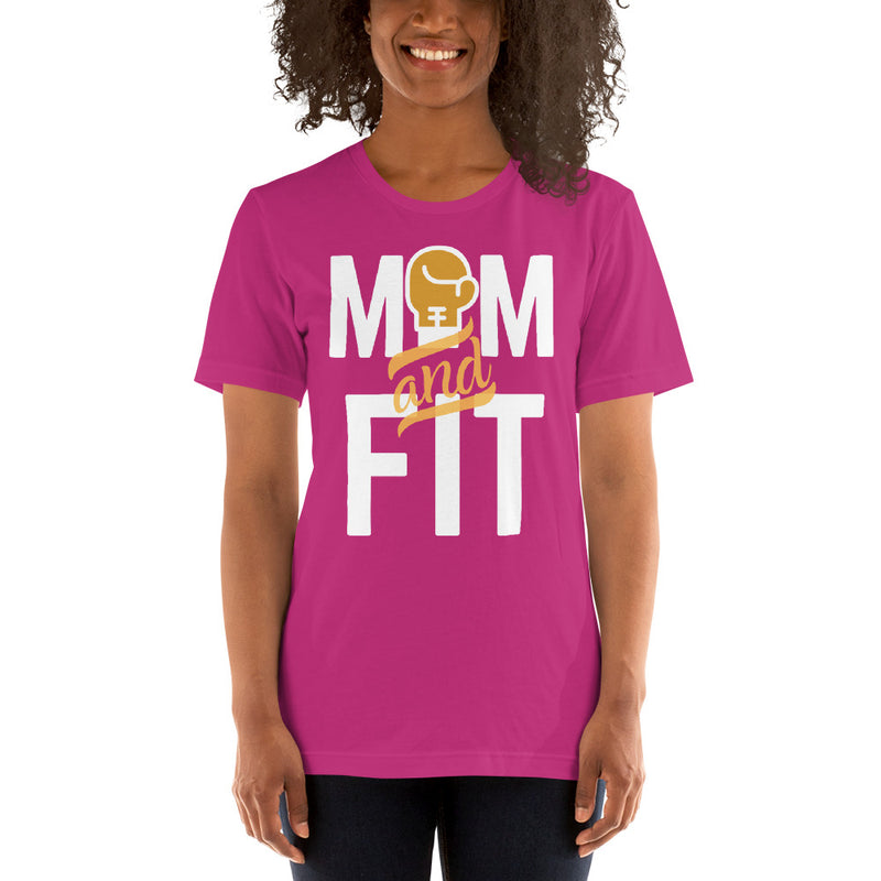 ‘Mom &Fit’ Short-Sleeve Unisex T-Shirt