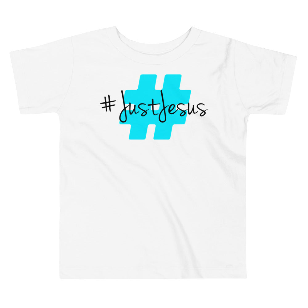 ‘#Just Jesus’ Kids’ Short Sleeve Tee 2T-5T