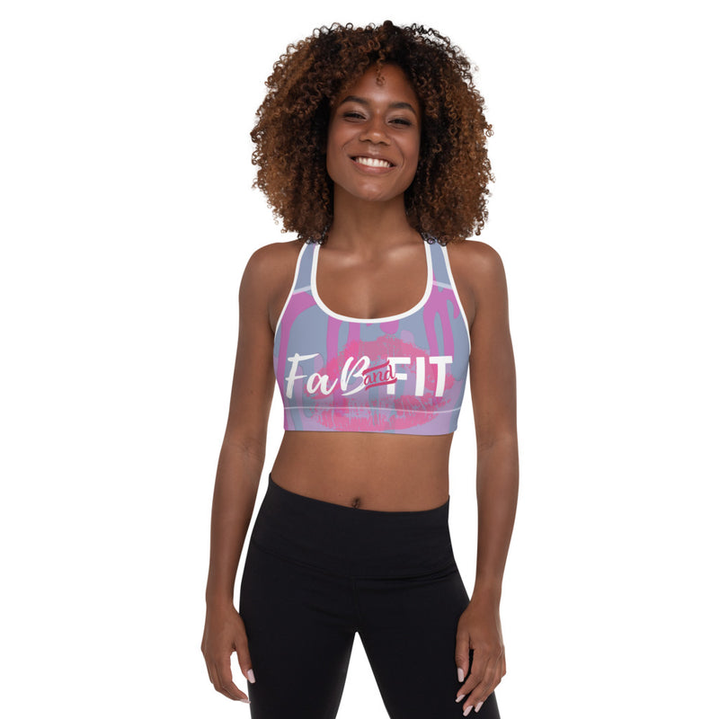 'Fab & Fit' Padded Sports Bra