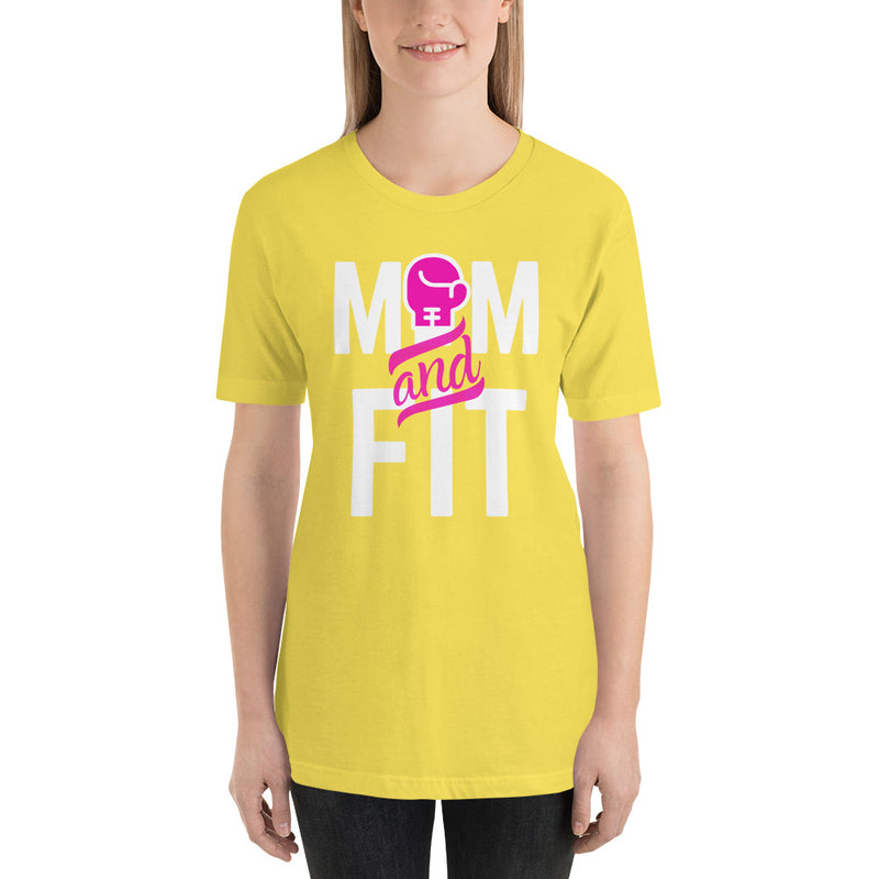 ‘Mom & Fit’ Short-Sleeve Unisex T-Shirt