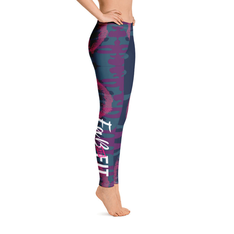 'Fab & Fit' Navy Leggings