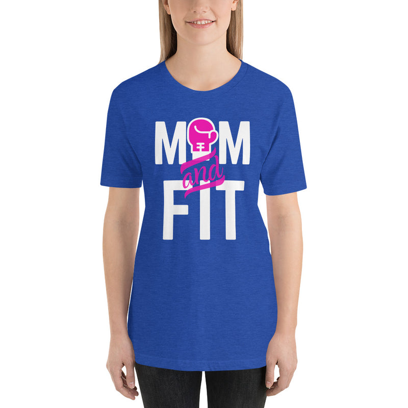 ‘Mom & Fit’ Short-Sleeve Unisex T-Shirt