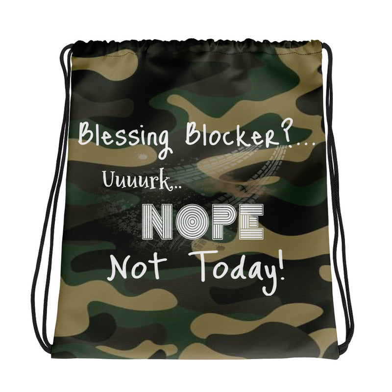 ‘Blessing Blocker?’ Drawstring Bag