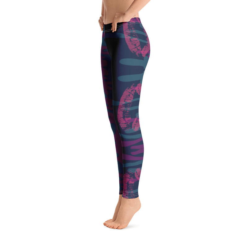 'Fab & Fit' Navy Leggings