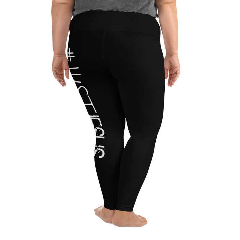 ‘#Just Jesus’ Black Plus Size Leggings