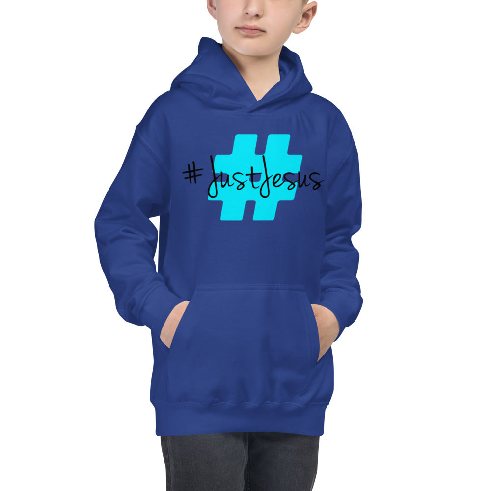 ‘#Just Jesus’ Kids’ Hoodie S-XL