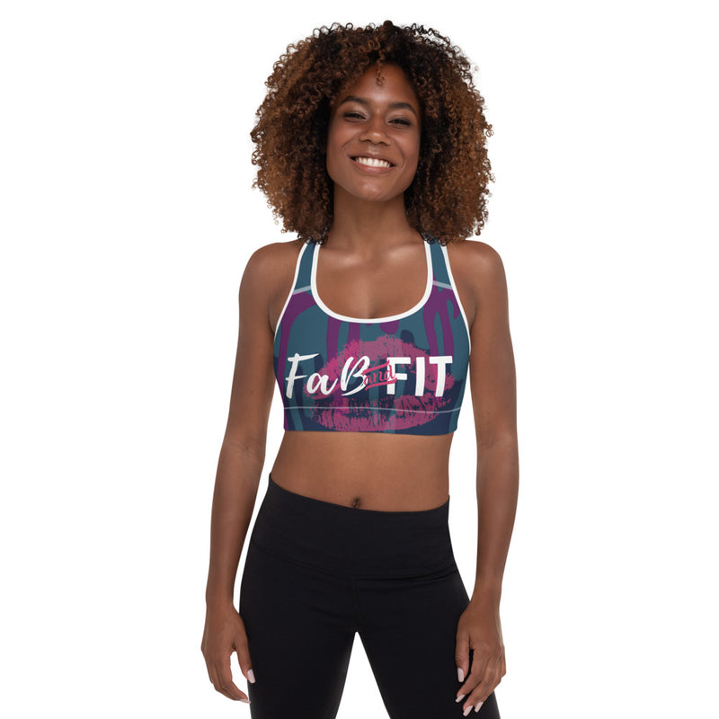 'Fab & Fit' Padded Sports Bra