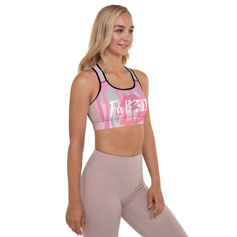 'Fab & Fit' Padded Sports Bra