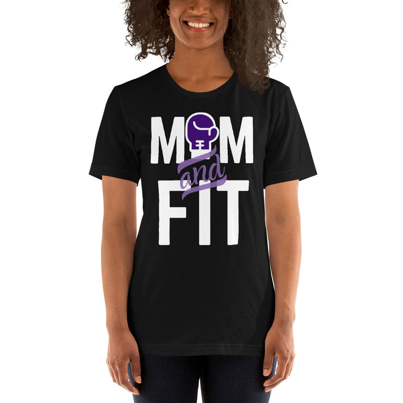 ‘Mom & Fit’ Short-Sleeve Unisex T-Shirt