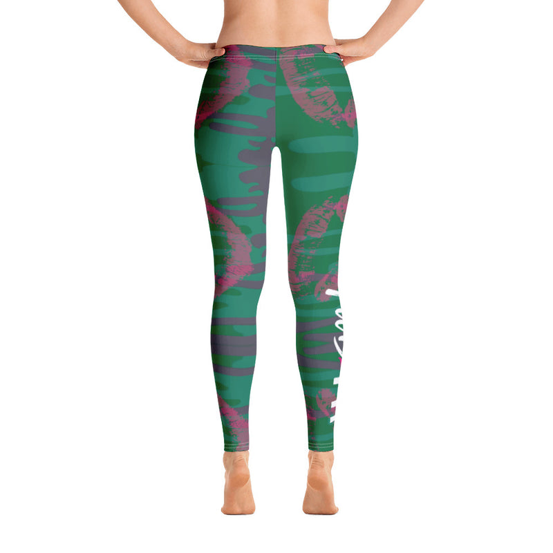 'Fab & Fit' Green Leggings