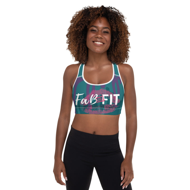 'Fab & Fit' Padded Sports Bra