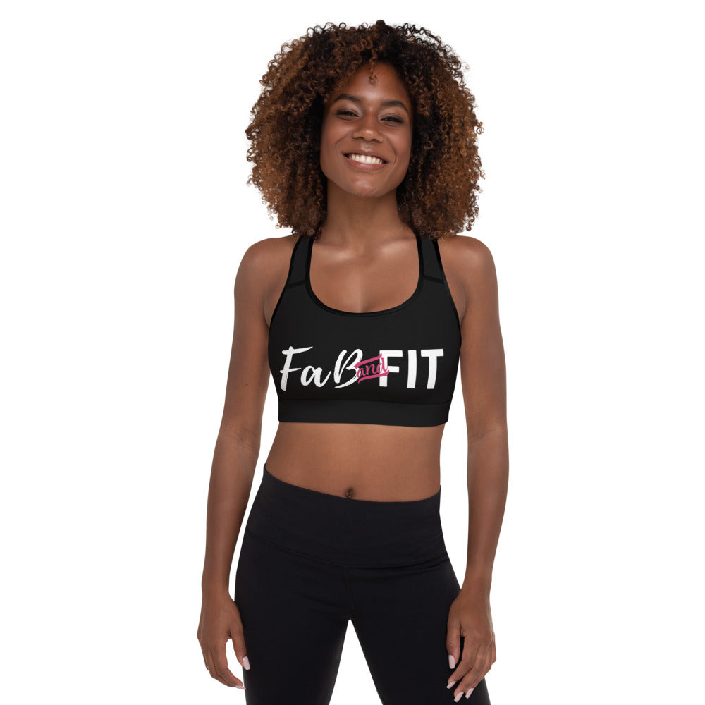 'Fab & Fit' Padded Sports Bra