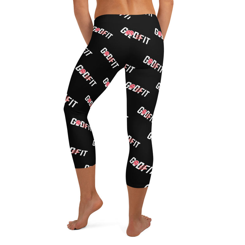 ‘God & Fit’ Capri Leggings