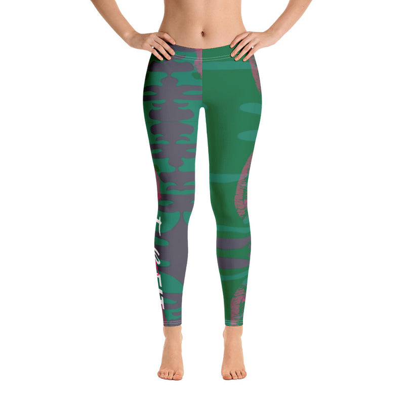 'Fab & Fit' Green Leggings