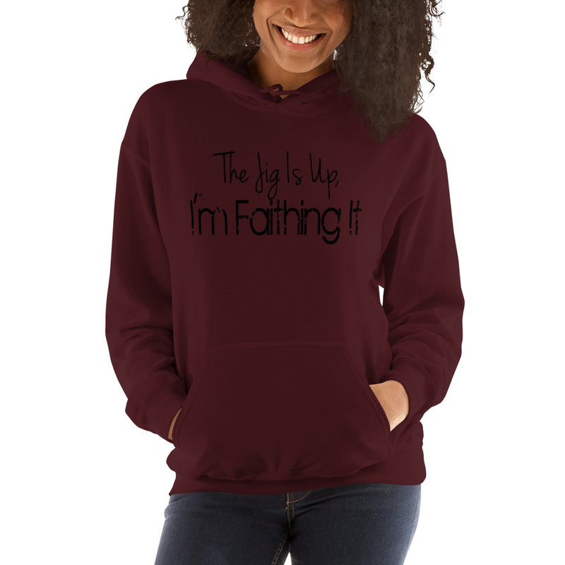 'Faithing It' Pullover Hoodie