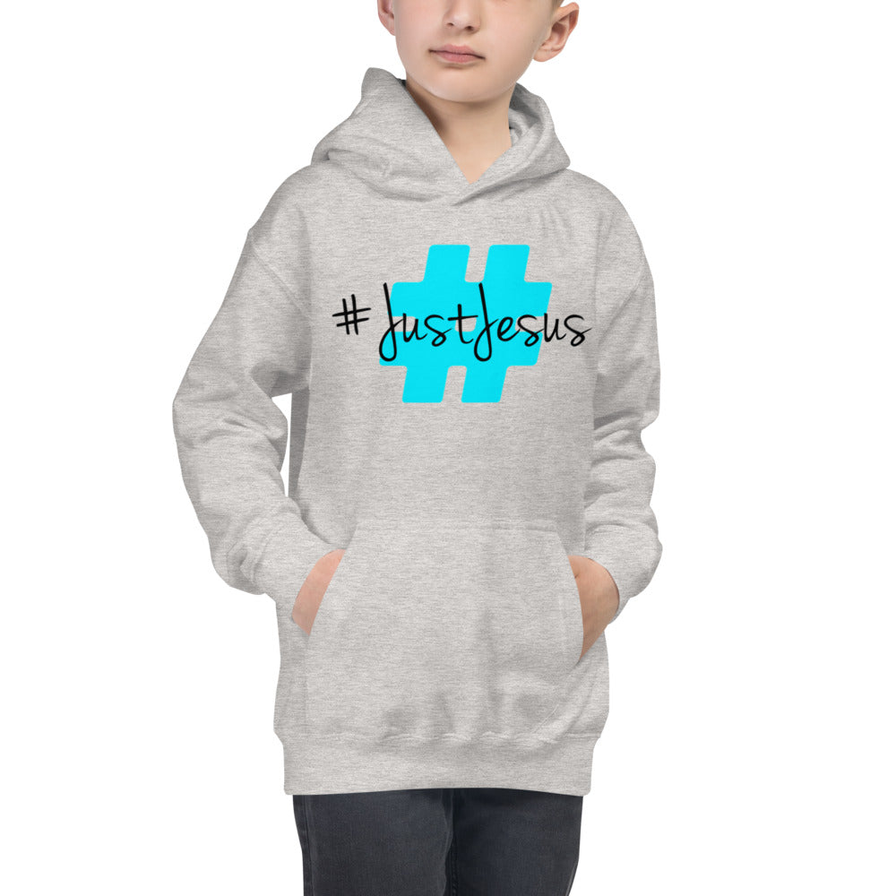 ‘#Just Jesus’ Kids’ Hoodie S-XL