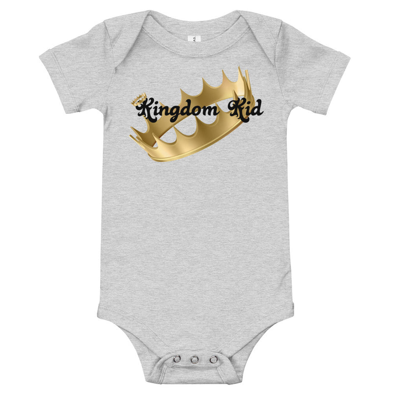 ‘Kingdom Kid’ Kids’ Onesie 3m-24m