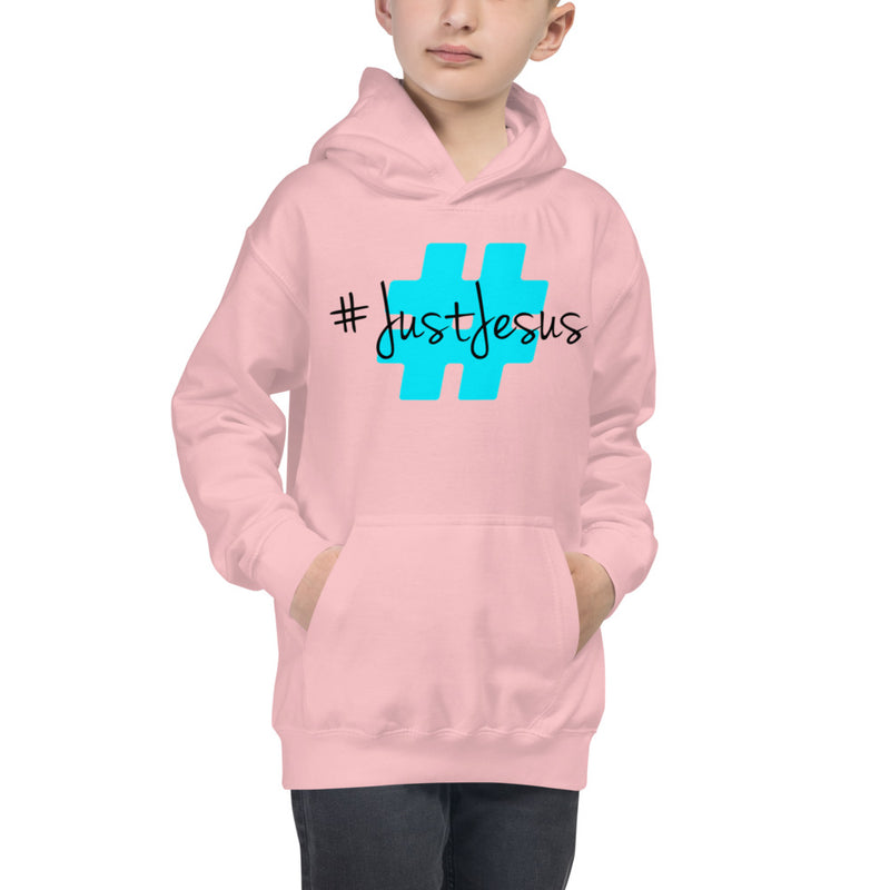 ‘#Just Jesus’ Kids’ Hoodie S-XL