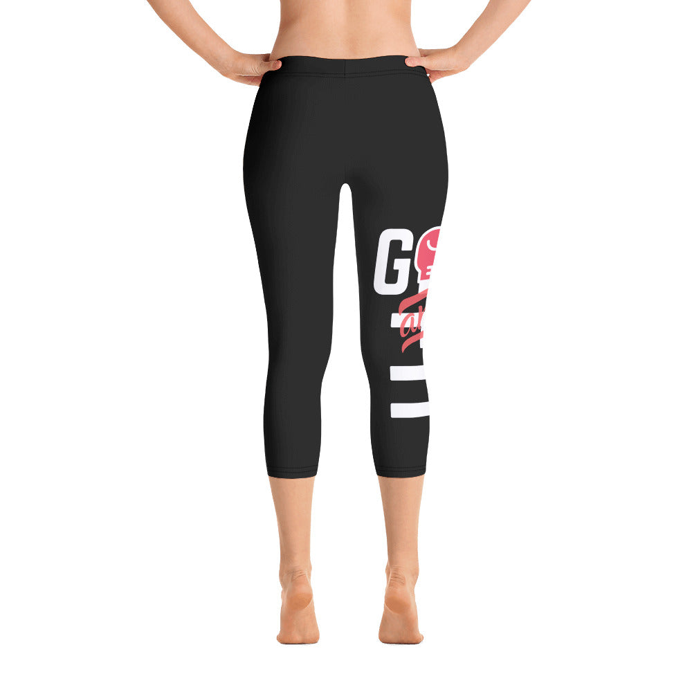 ‘God & Fit’ Capri Leggings