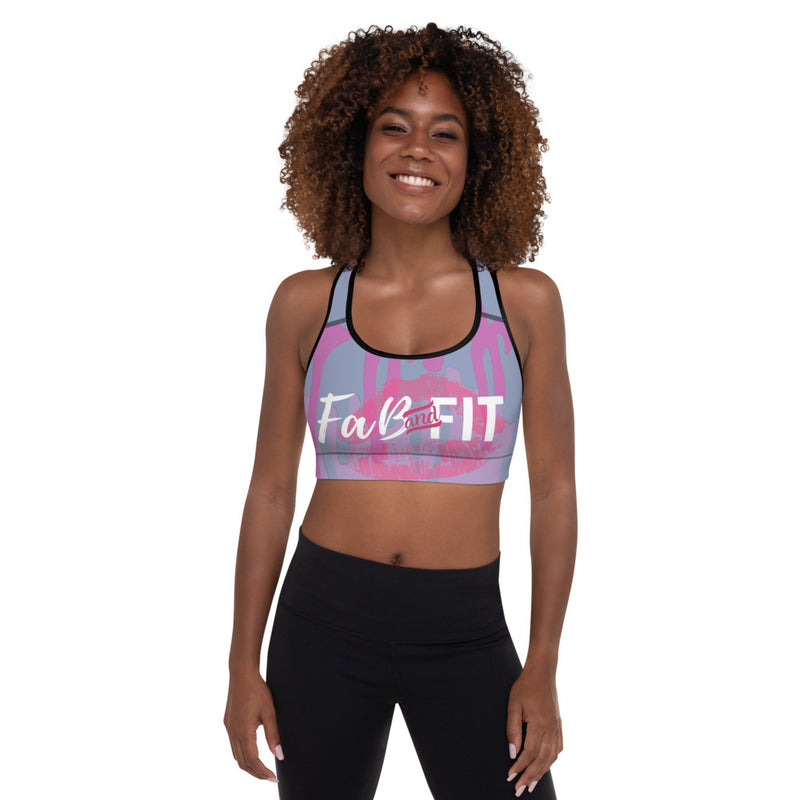 'Fab & Fit' Padded Sports Bra