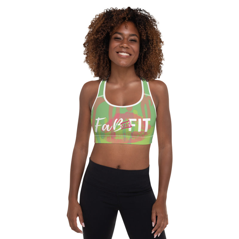 'Fit & Fab' Padded Sports Bra