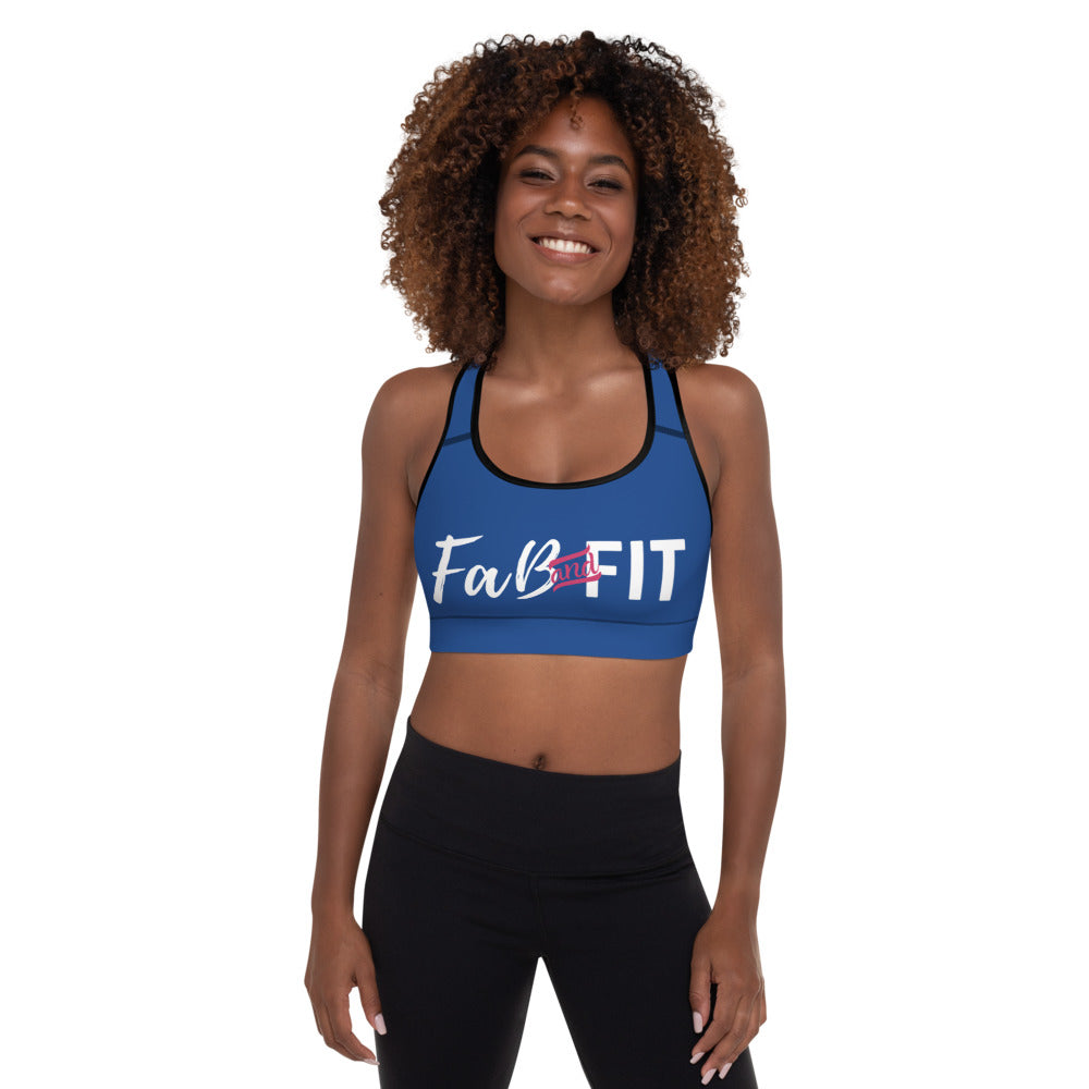 'Fit & Fab' Padded Sports Bra