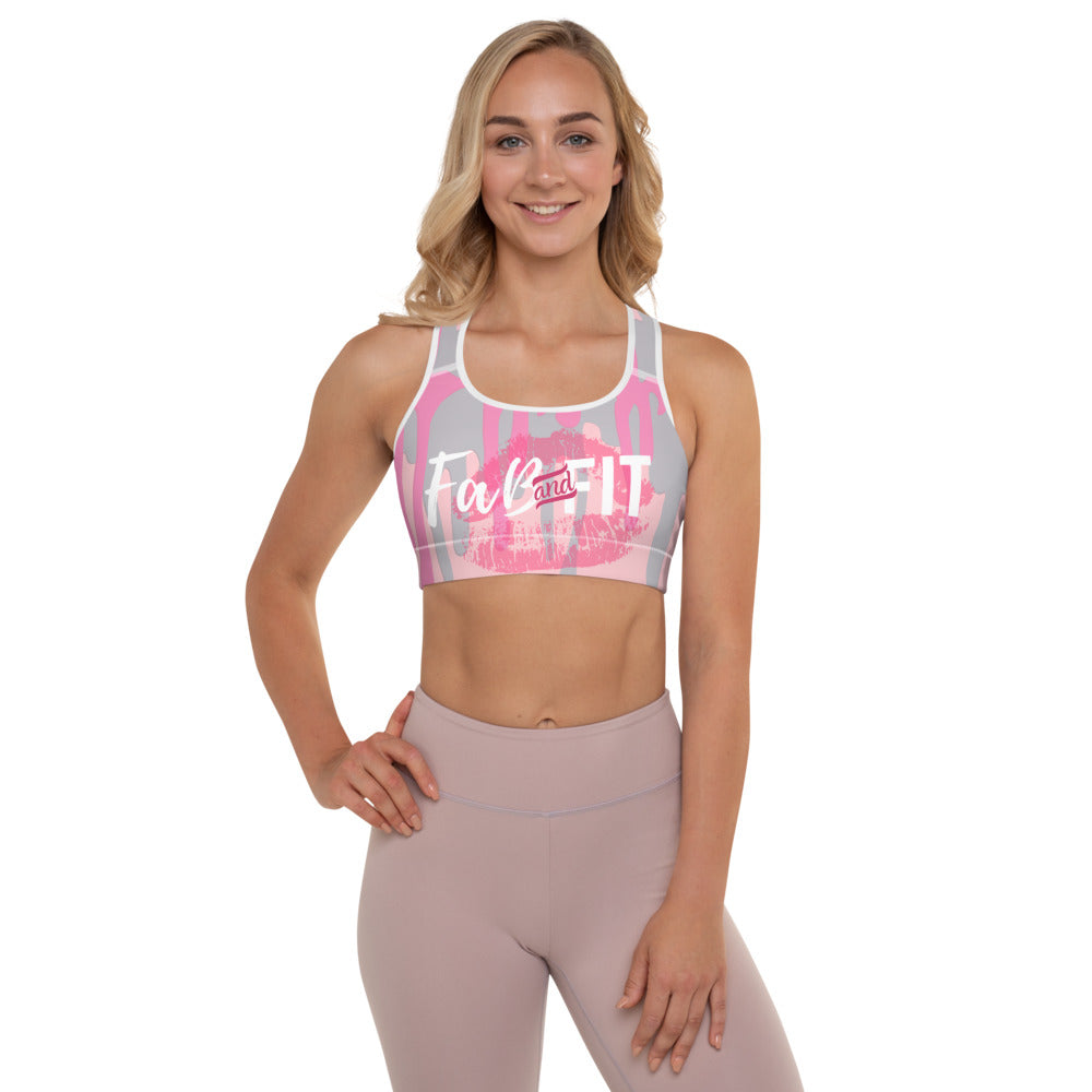 'Fab & Fit' Padded Sports Bra