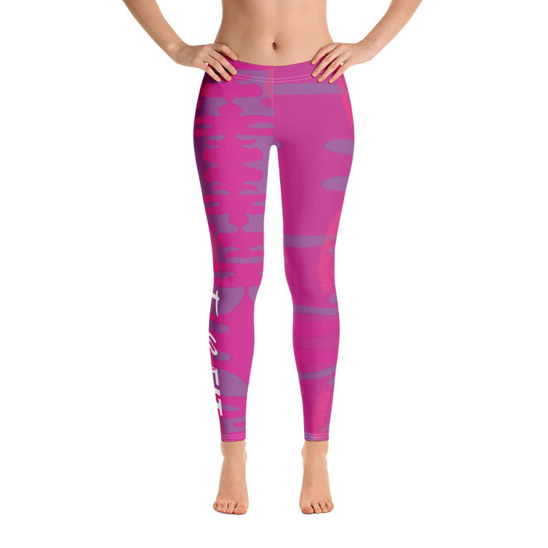 'Fab & Fit' Pink Leggings