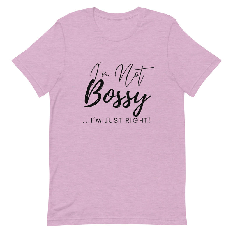 'I'm Not Bossy' Short-Sleeve Unisex T-Shirt