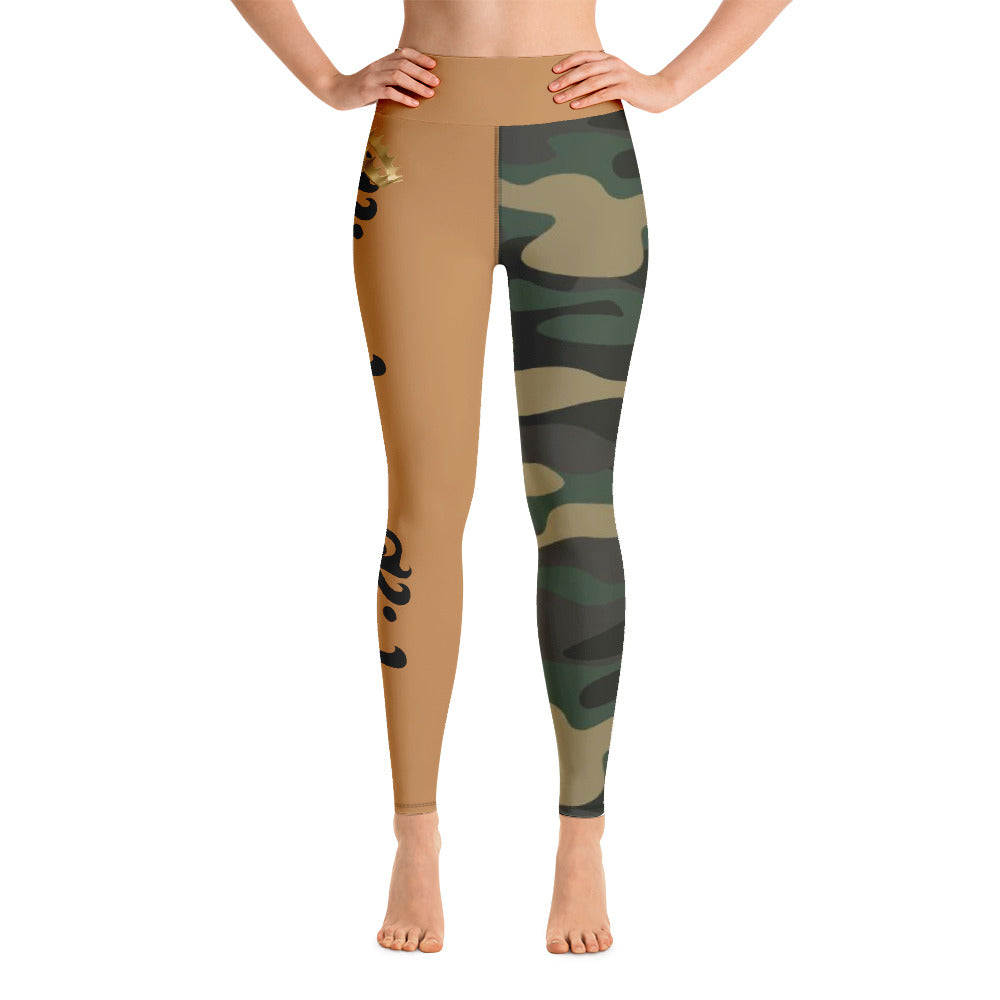 ‘Kingdom Kid’ Camo Yoga Leggings