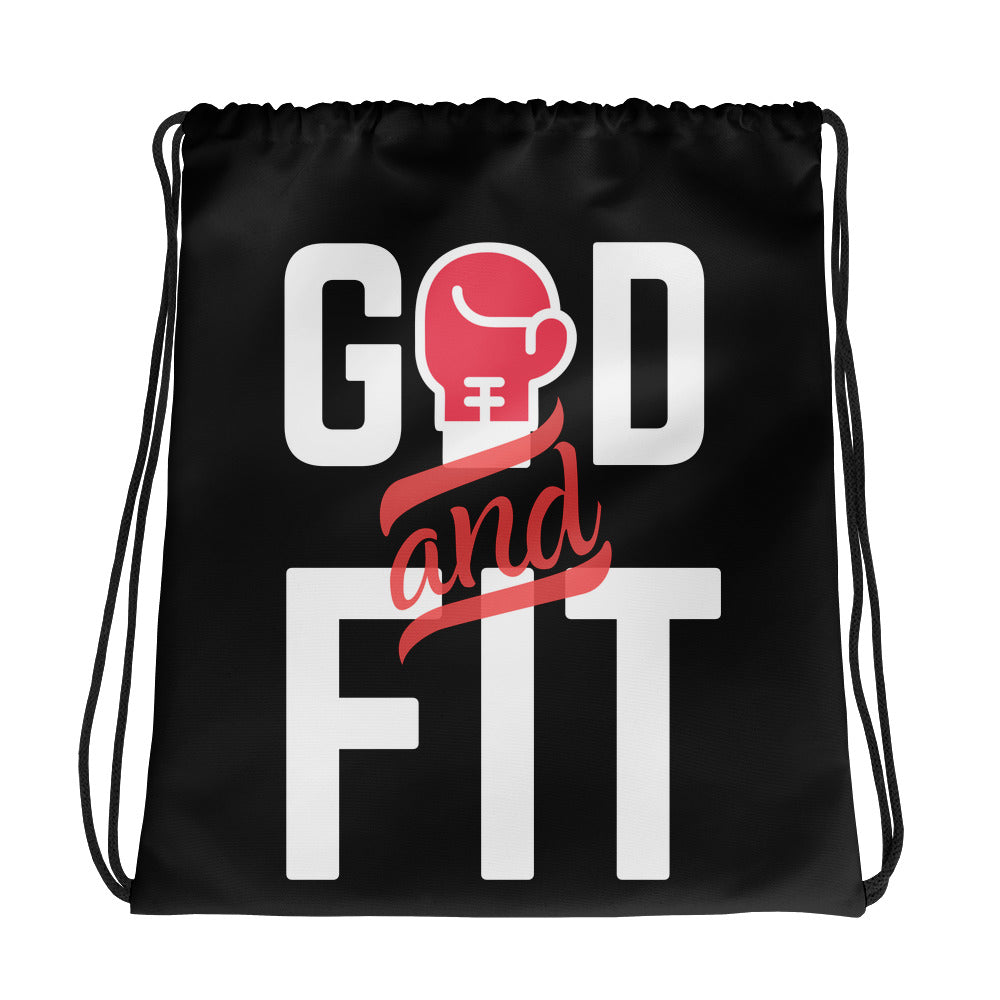 ‘God & Fit’ Drawstring Bag