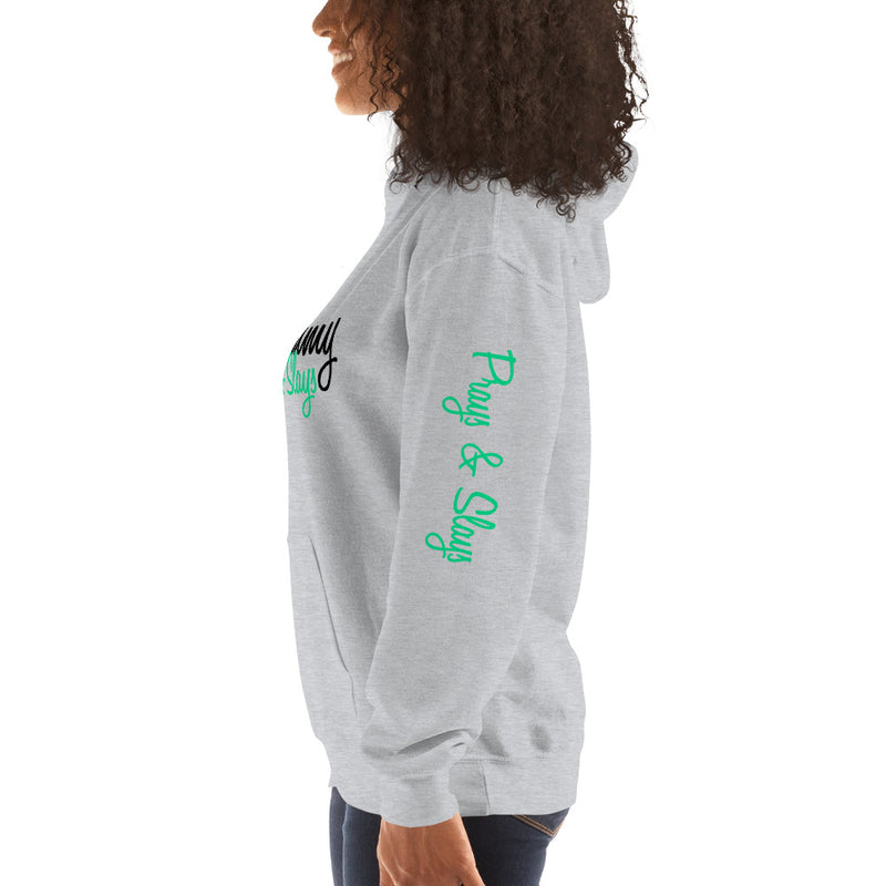 ‘This Mommy Prays & Slays’ Pullover Hoodie