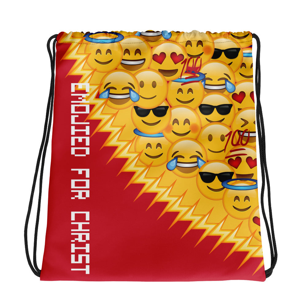 ‘EMOJIED for Christ’ Drawstring Bag