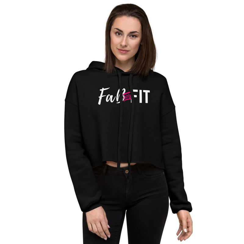 'Fab & Fit' Crop Hoodie