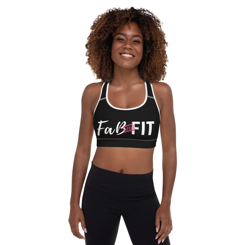 'Fab & Fit' Padded Sports Bra