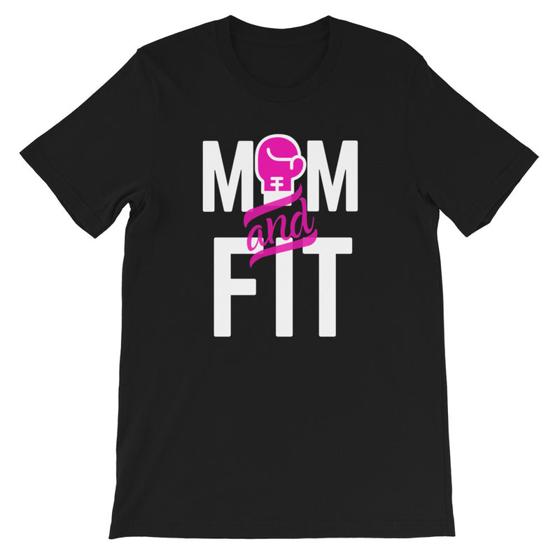 ‘Mom & Fit’ Short-Sleeve Unisex T-Shirt