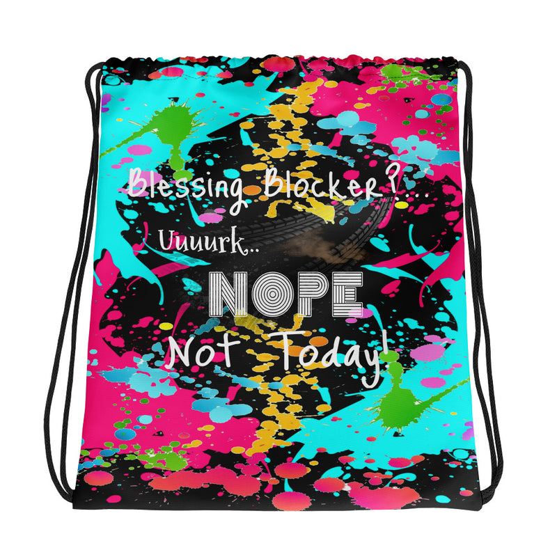 ‘Blessing Blocker?’ Drawstring Bag