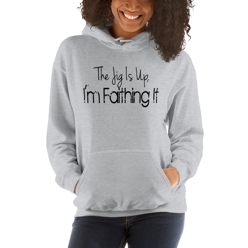 'Faithing It' Pullover Hoodie