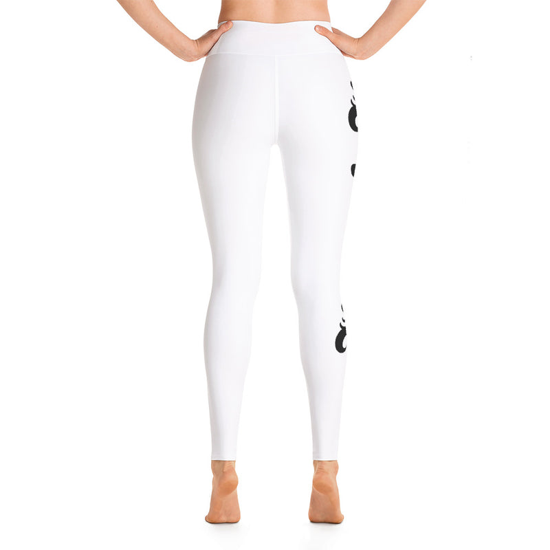 ‘Kingdom Kid’ White Yoga Leggings