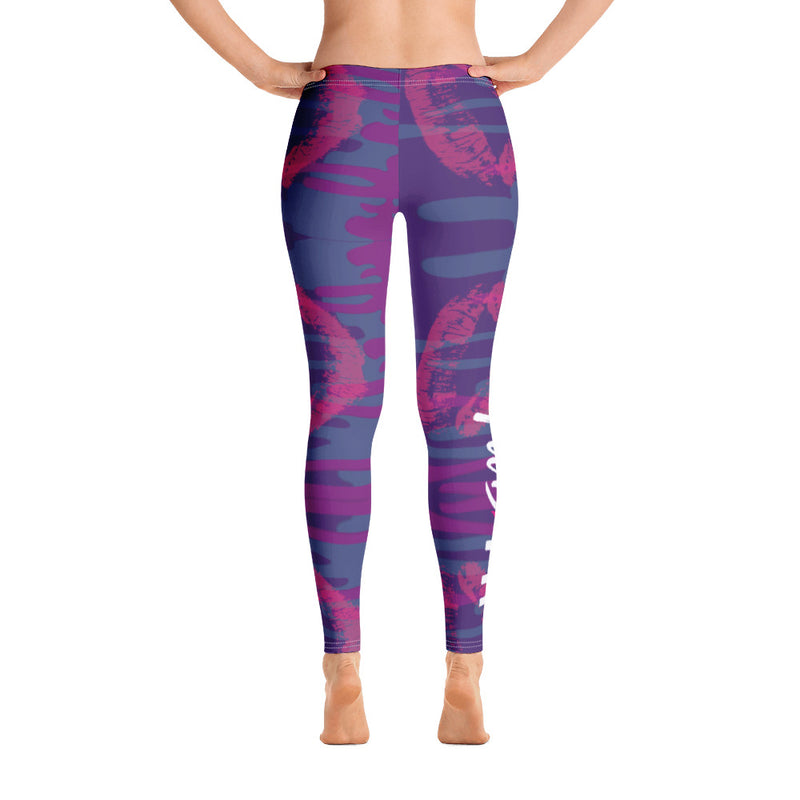 'Fab & Fit' Plum Leggings